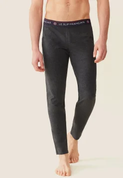 Le slip français Bas De Pyjamas|Bas De Pyjamas<Bas de pyjama en coton-Indomptable Anthracite Gris