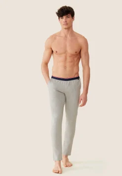 Le slip français Bas De Pyjamas|Bas De Pyjamas<Bas de pyjama en coton-Toudou Chiné Gris