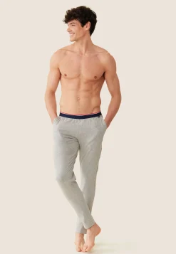 Le slip français Bas De Pyjamas|Bas De Pyjamas<Bas de pyjama en coton-Toudou Chiné Gris