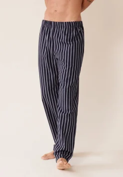 Le slip français Bas De Pyjamas|Bas De Pyjamas<Bas de pyjama en flanelle-Timothe pacifique Bleu