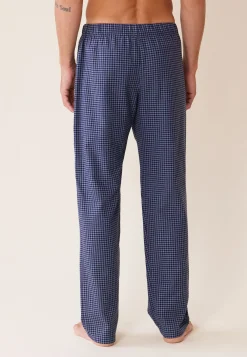 Le slip français Bas De Pyjamas|Bas De Pyjamas<Bas de pyjama en flanelle-Timothe Vichy gris Bleu