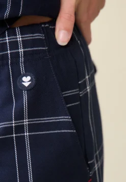 Le slip français Pyjamas<Bas de pyjama en flanelle-Delila Pacifique Bleu