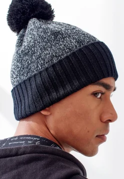 Le slip français Accessoires<Bonnet en mélange laine-Bonnet Mouline Noir Blanc