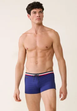 Le slip français Boxers De Bain<Boxer de bain en polyamide-Triton Indigo Bleu
