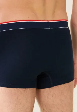 Le slip français Boxers|Boxers<Boxer en coton brodé-Marius Amour Bleu