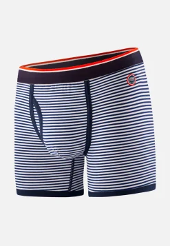 Le slip français Collaboration Armor Lux ⚓|Boxers<Boxer en coton LSF x Armor Lux-Le Petit Minou Raye Bleu