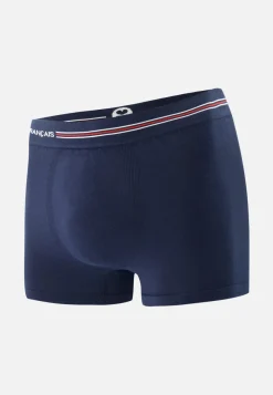 Le slip français Boxers|Boxers<Boxer en coton sans couture-Christian Marine Bleu