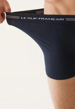 Le slip français Boxers|Boxers<Boxer en coton sans couture-Christian Marine Bleu