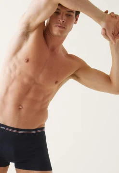 Le slip français Boxers|Boxers<Boxer en coton sans couture-Christian Marine Bleu