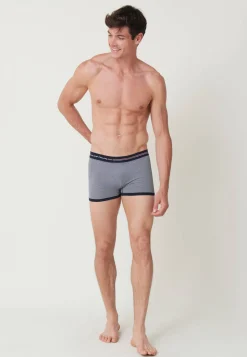 Le slip français Boxers|Boxers<Boxer en coton sans couture-Christian Marinière Bleu