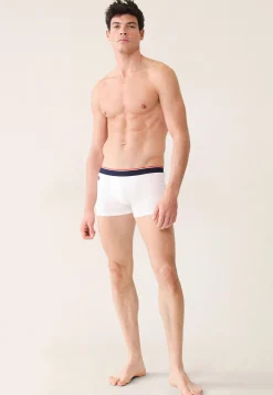 Le slip français Broderie 🪡|Boxers<Boxer en coton-Marius Blanc