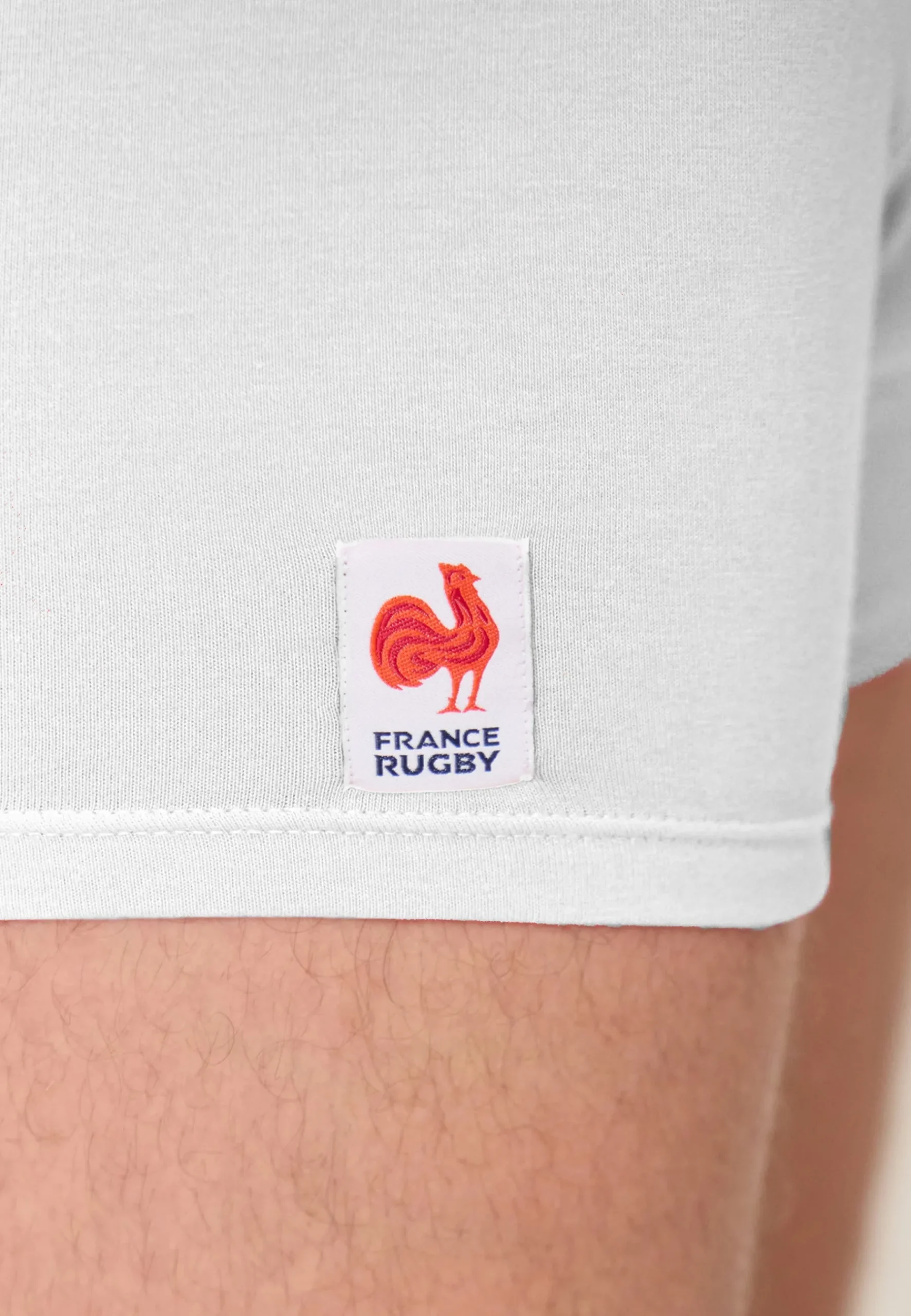 Le slip français Sous-Vêtements De Sports|Boxers<Boxer en coton-Marius /Bleu Marine XV de France Blanc