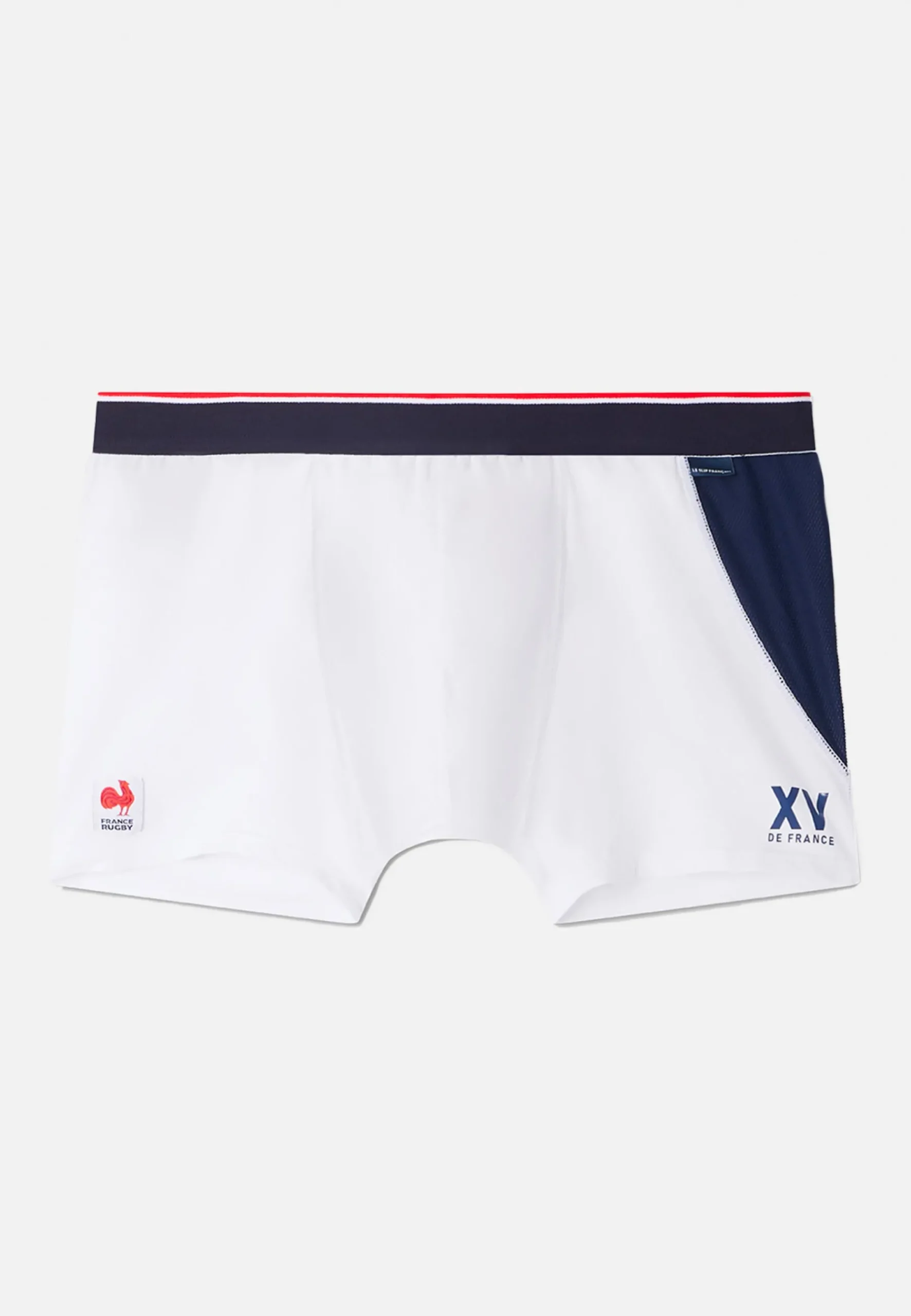 Le slip français Sous-Vêtements De Sports|Boxers<Boxer en coton-Marius /Bleu Marine XV de France Blanc