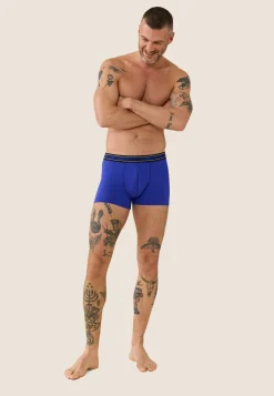 Le slip français Broderie 🪡|Boxers<Boxer en coton-Marius Éblouissant Bleu