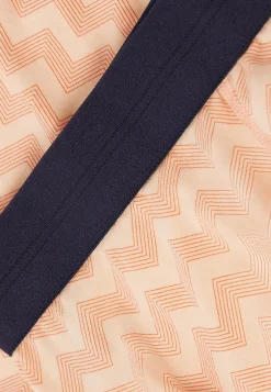 Le slip français Boxers|Boxers<Boxer en coton-Marius Chevron Zig Zag Tango Abricot Orange