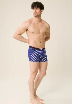 Le slip français Sous-Vêtements De Sports|Boxers<Boxer en coton-Marius Coq Blanc Rouge XV de France Bleu
