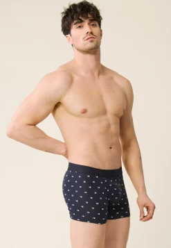 Le slip français Boxers|Boxers<Boxer en coton-Marius Exact Schiste/Cendre Bleu