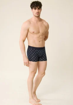 Le slip français Boxers|Boxers<Boxer en coton-Marius Exact Schiste/Cendre Bleu