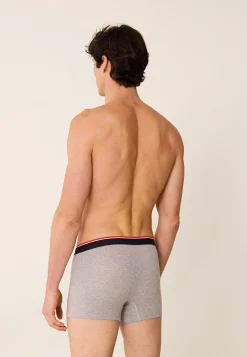 Le slip français Broderie 🪡|Boxers<Boxer en coton-Marius Chiné Gris