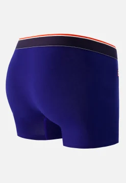 Le slip français Broderie 🪡|Boxers<Boxer en coton-Marius Indigo Bleu