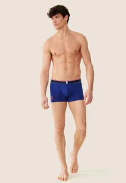 Le slip français Sous-Vêtements De Sports|Boxers<Boxer en coton-Marius Indigo Victoire Bleu