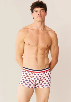 Le slip français Boxers|Boxers<Boxer en coton-Marius Little Love Blanc