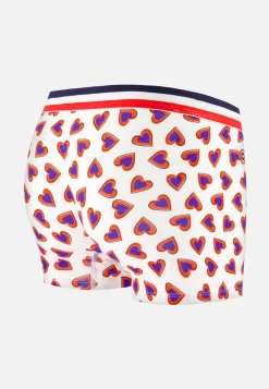 Le slip français Boxers|Boxers<Boxer en coton-Marius Little Love Blanc