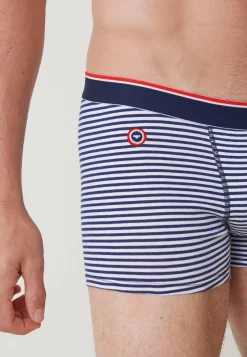 Le slip français Boxers|Boxers<Boxer en coton-Marius Marinière Blanc