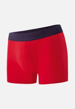 Le slip français Broderie 🪡|Boxers<Boxer en coton-Marius Cerise Rouge