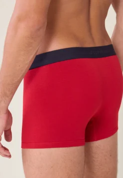 Le slip français Broderie 🪡|Boxers<Boxer en coton-Marius Cerise Rouge