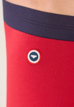 Le slip français Broderie 🪡|Boxers<Boxer en coton-Marius Cerise Rouge