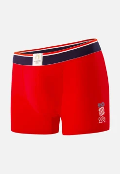 Le slip français Sous-Vêtements De Sports|Boxers<Boxer en coton-Marius Vélo Rouge