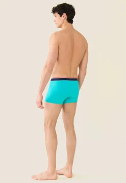 Le slip français Sous-Vêtements De Sports|Boxers<Boxer en coton-Marius Turquoise Natation Vert