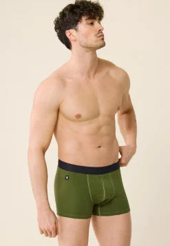 Le slip français Boxers|Boxers<Boxer en coton-Marius olivine Vert