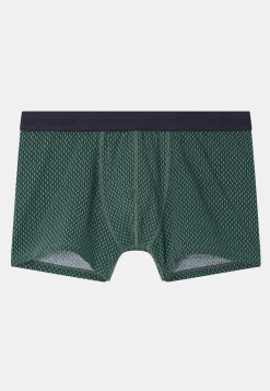 Le slip français Boxers|Boxers<Boxer en coton-Marius Zig Zag Sapin Vert