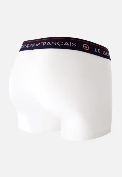 Le slip français Broderie 🪡|Boxers<Boxer en coton-Redoutable Blanc