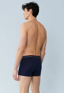 Le slip français Broderie 🪡|Boxers<Boxer en coton-Redoutable Marine Bleu