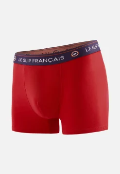 Le slip français Broderie 🪡|Boxers<Boxer en coton-Redoutable Cerise Rouge