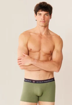 Le slip français Broderie 🪡|Boxers<Boxer en coton-Redoutable Veronese Vert