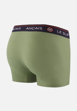 Le slip français Broderie 🪡|Boxers<Boxer en coton-Redoutable Veronese Vert