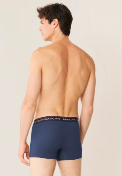 Le slip français Broderie 🪡|Boxers<Boxer en coton-Redoutable Acier Bleu