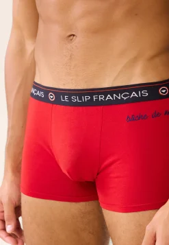 Le slip français Collection Cadeaux|Boxers<Boxer en coton-Redoutable Cerise Buche De Noel Rouge