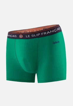 Le slip français Boxers|Boxers<Boxer en coton-Redoutable Epicéa Brodé 'Sprinteur' Vert