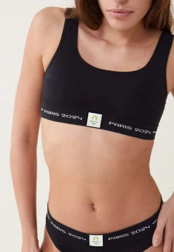 Le slip français Soutiens-Gorge<Brassiere en coton sans couture-Anaïs Paris 2024 Noir