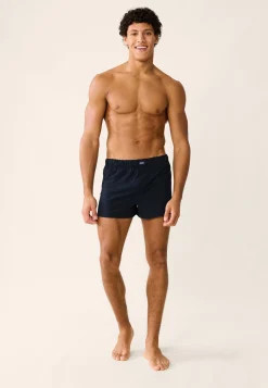 Le slip français Collection Cadeaux|Caleçons<Caleçon en coton-Fredo Marine Beau Paquet Bleu