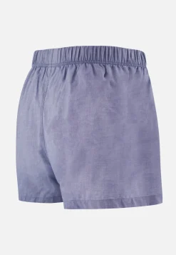 Le slip français Broderie 🪡|Caleçons<Caleçon en coton-Jacques Chambray Bleu