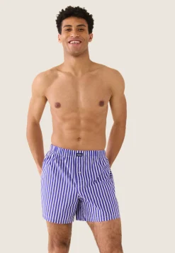 Le slip français Caleçons|Caleçons<Caleçon en coton-Jacques Sens Velours Blanc