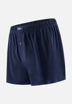 Le slip français Broderie 🪡|Caleçons<Caleçon en jersey souple en coton-Fredo Marine Bleu