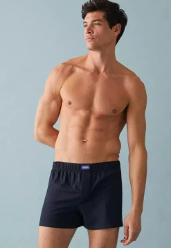 Le slip français Broderie 🪡|Caleçons<Caleçon en jersey souple en coton-Fredo Marine Bleu