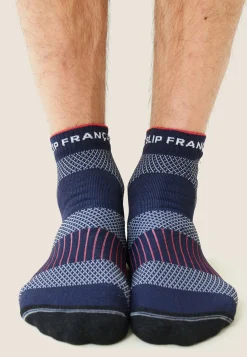 Le slip français Chaussettes Courtes|Chaussettes Courtes<Chaussettes courtes en polyamide-Gaetan Marine Bleu